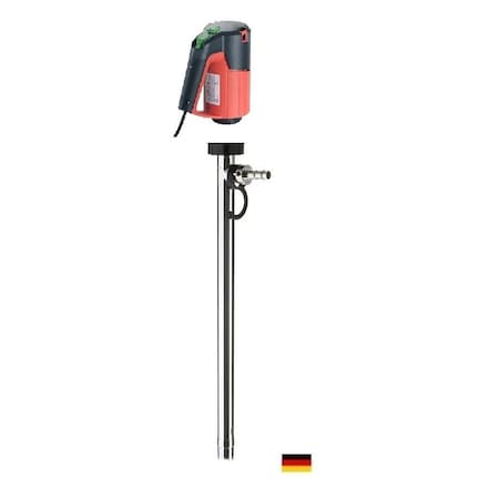 Drum Pump, Stainless Steel, 47 Long, Motor, 120V,60Hz, 1ph, 500 Watts Power.  For Food Service.